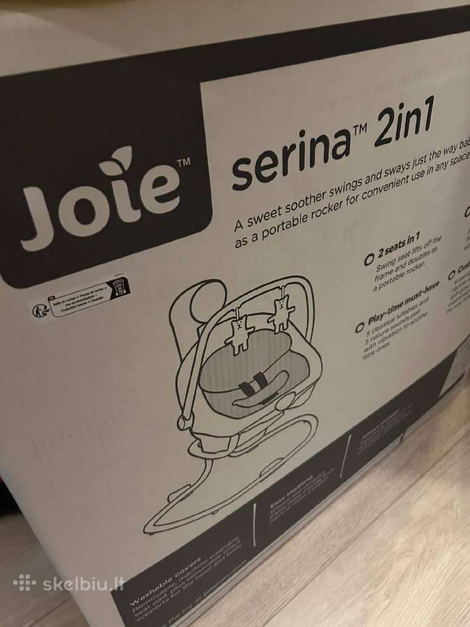 Vaikiškos sūpynės "Joie Serina 2 in 1" - nuotraukos Nr. 2