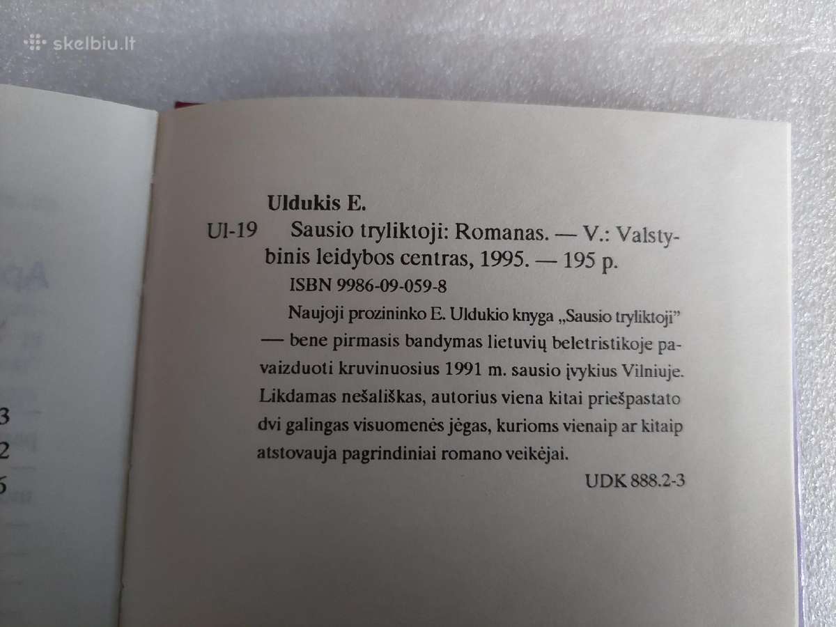 Sausio tryliktoji - nuotraukos Nr. 3
