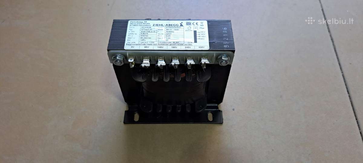 Transformatorius 4a Nttsp0.25 Ziehl-abegg - nuotraukos Nr. 2