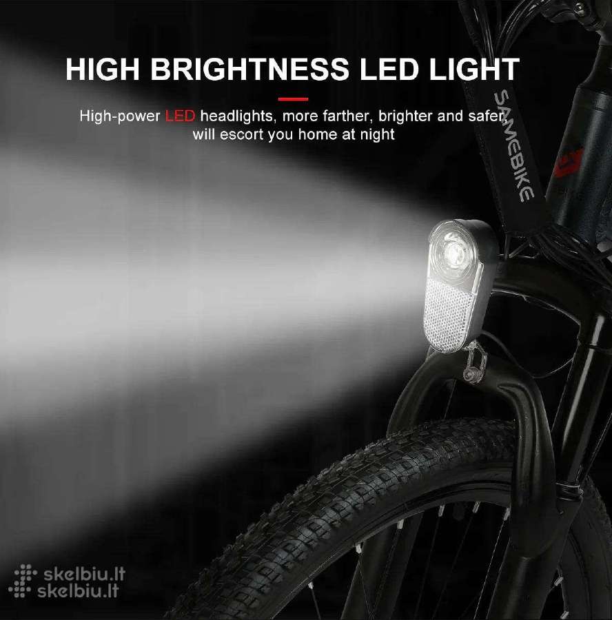 Elektrinis dviratis Samebike Sy26-ft-II - nuotraukos Nr. 11