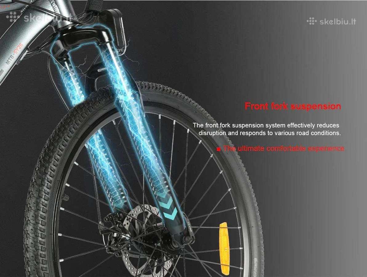 Elektrinis dviratis Samebike Sy26-ft-II - nuotraukos Nr. 12