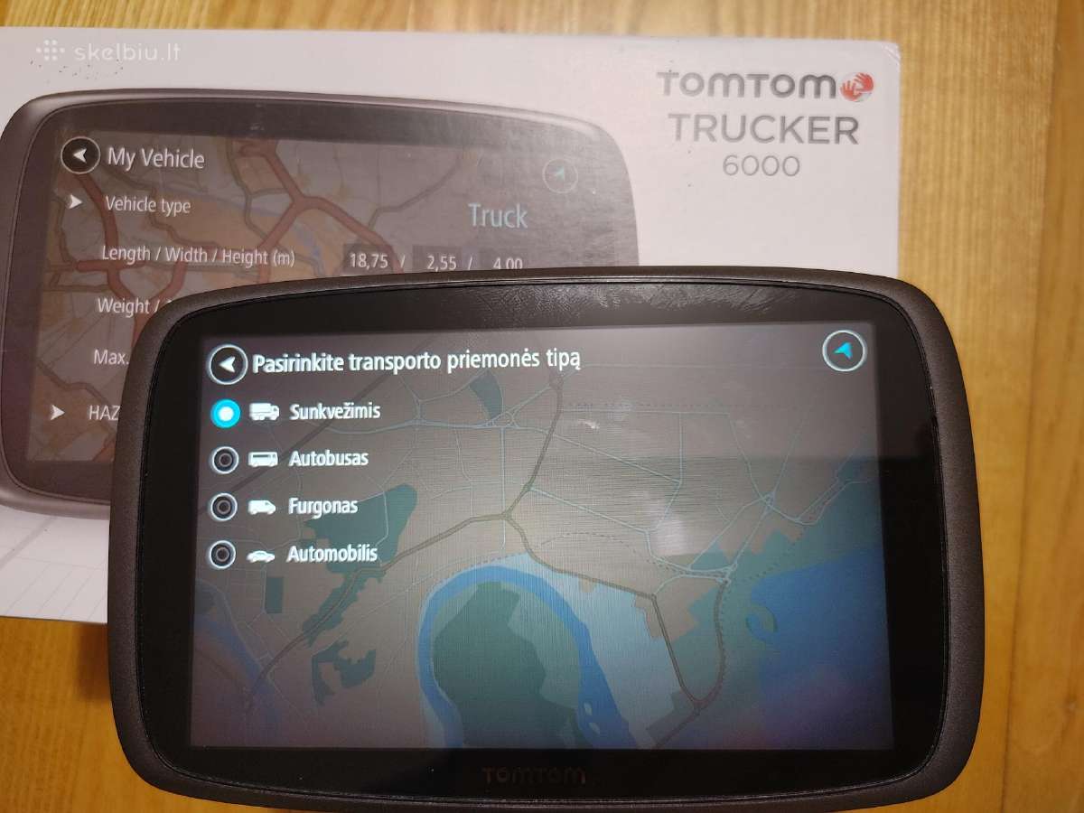 Tomtom go 6250, truck, Go expert 7, Garmin dezl - nuotraukos Nr. 8