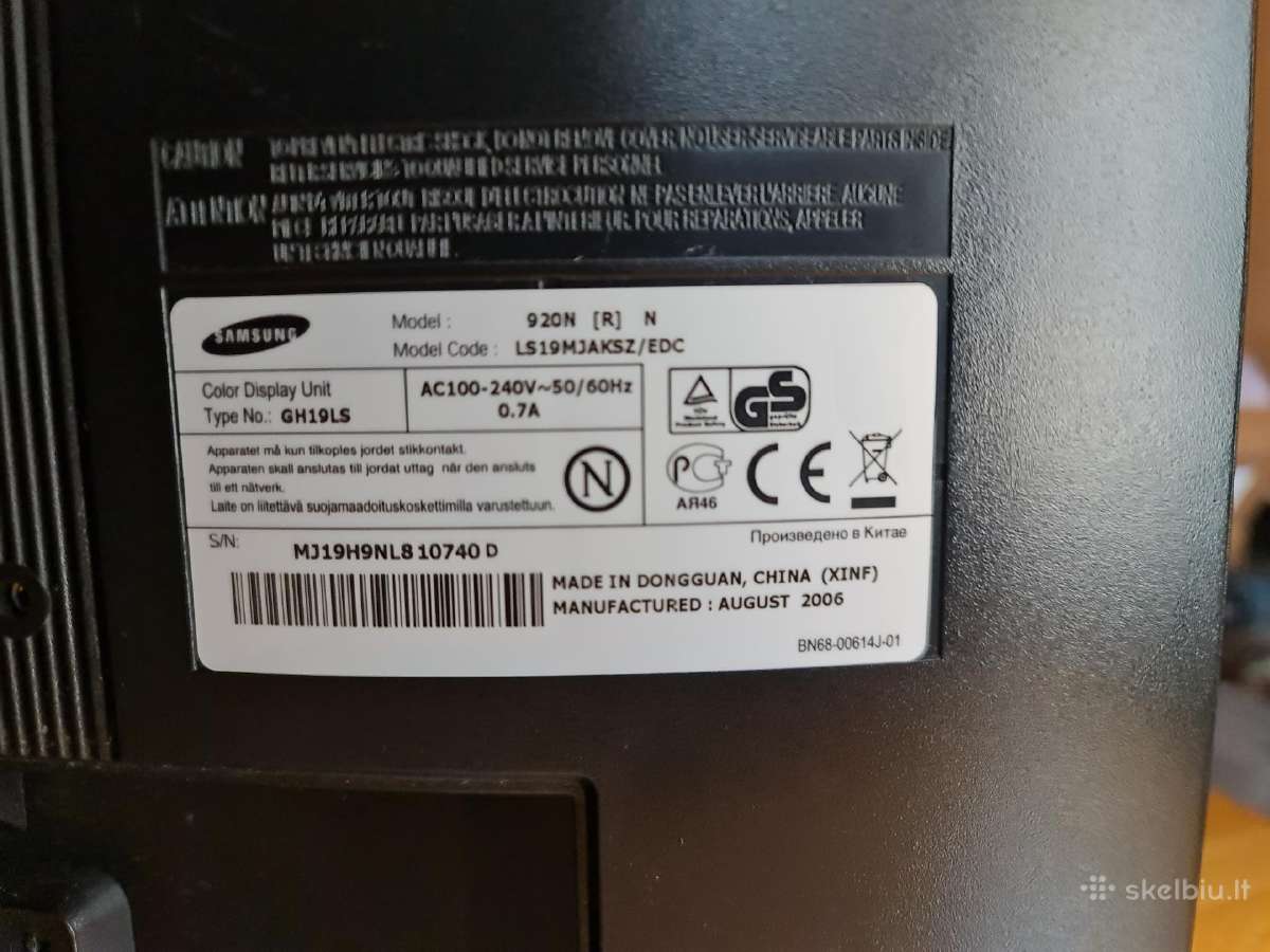 Samsung monitorius - nuotraukos Nr. 3