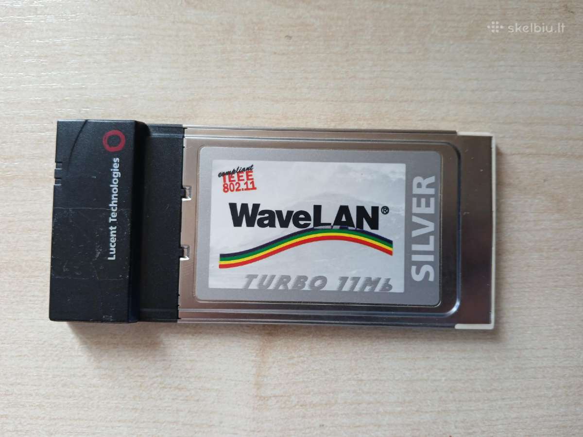 Retro Lucent Wavelan Silver Pcmcia WiFi korta