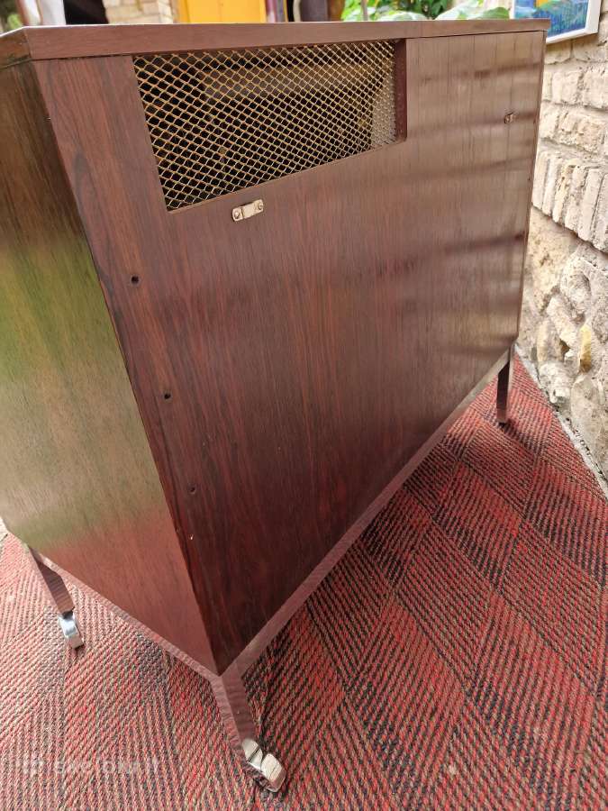 Vintažinis mid century gėrimų šaldytuvas su baru - nuotraukos Nr. 20