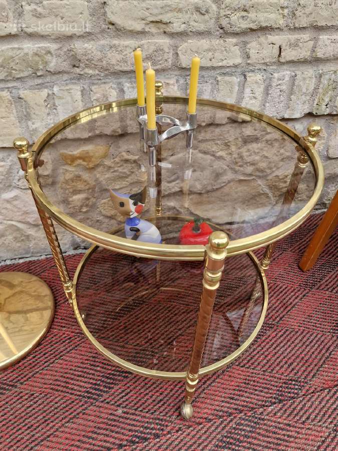 Vintažinis mid century serviravimo staliukas - nuotraukos Nr. 6