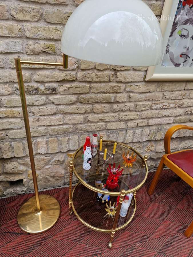 Vintažinis mid century serviravimo staliukas - nuotraukos Nr. 7