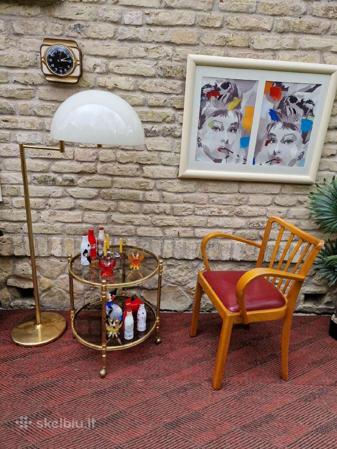 Vintažinis mid century serviravimo staliukas - nuotraukos Nr. 8
