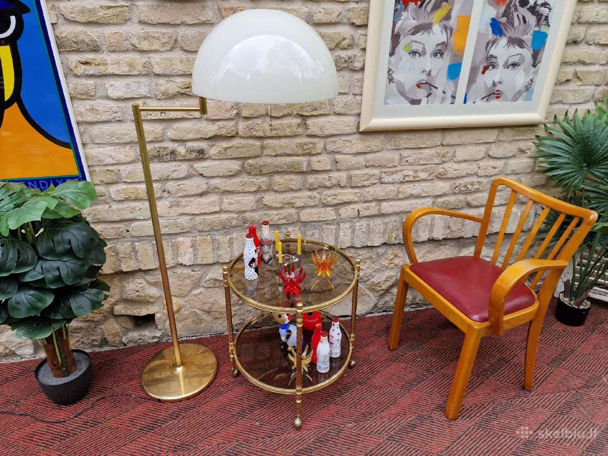 Vintažinis mid century serviravimo staliukas - nuotraukos Nr. 10