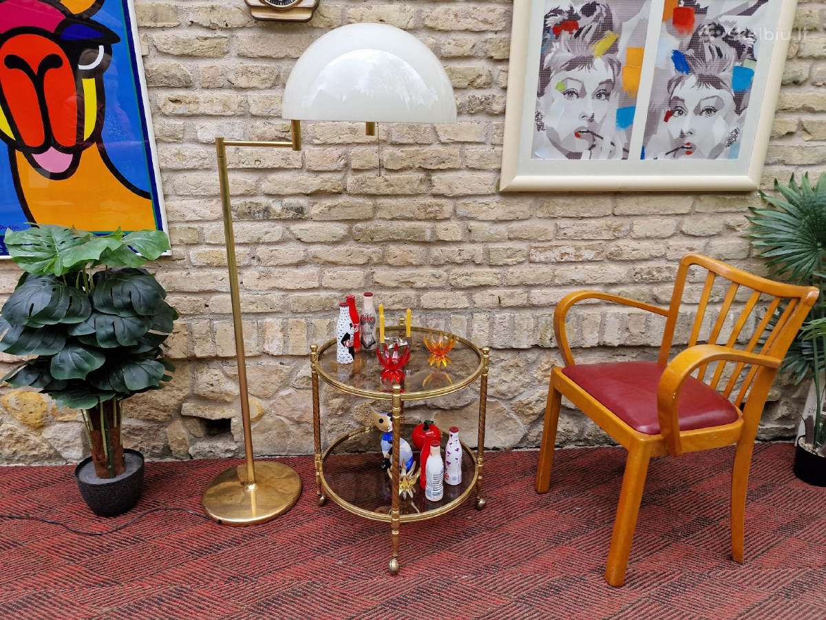 Vintažinis mid century serviravimo staliukas - nuotraukos Nr. 12