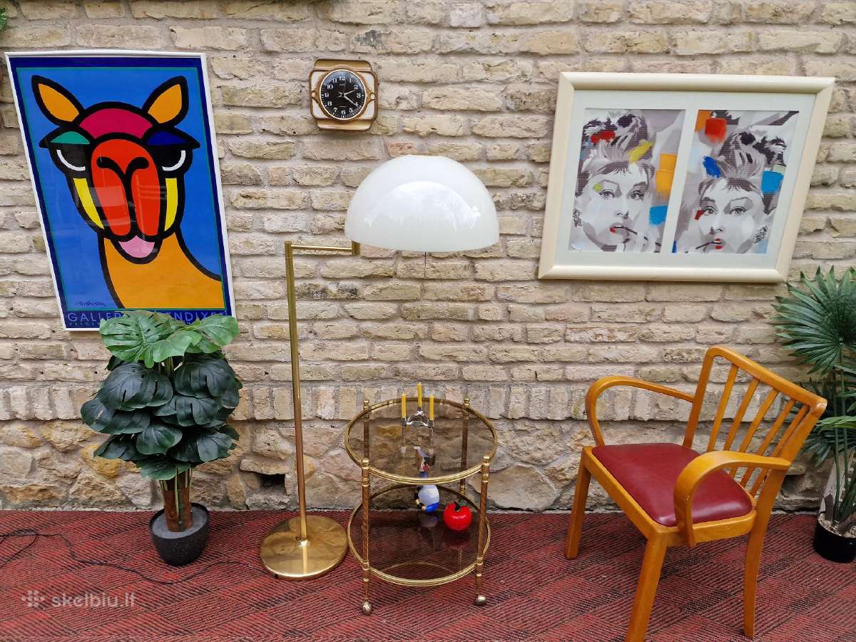 Vintažinis mid century serviravimo staliukas - nuotraukos Nr. 19