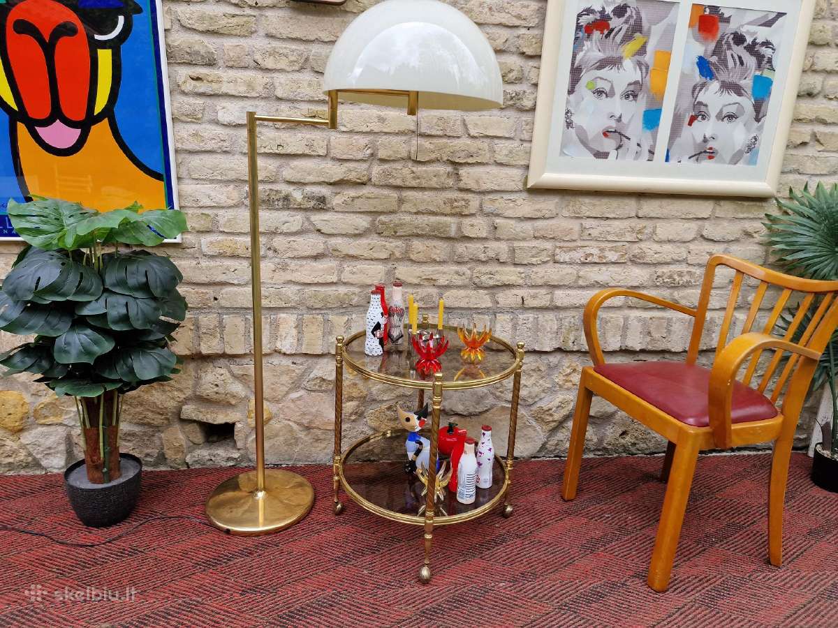 Vintažinis mid century serviravimo staliukas - nuotraukos Nr. 22