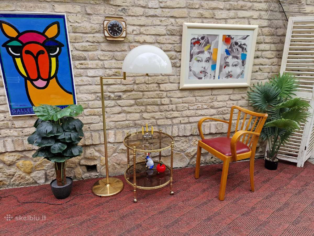 Vintažinis mid century serviravimo staliukas - nuotraukos Nr. 25
