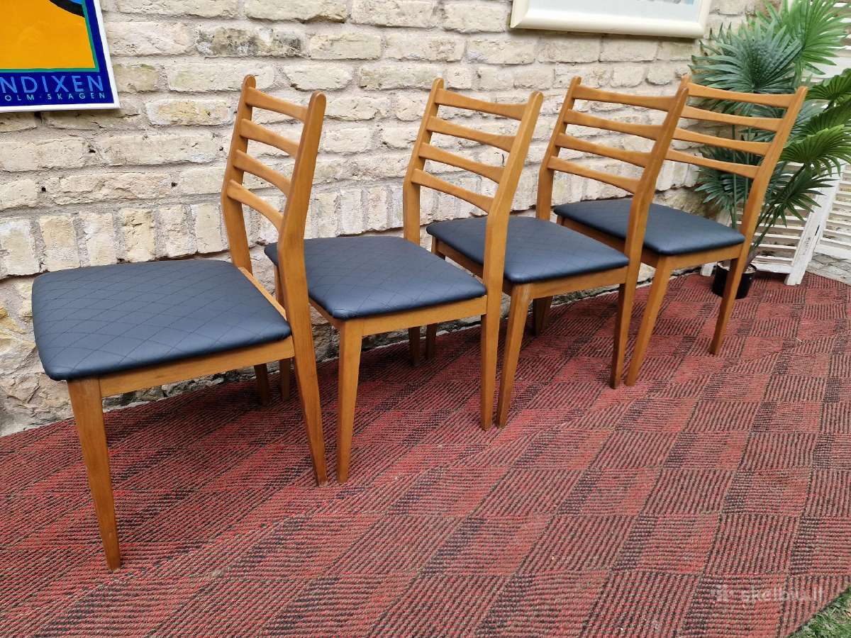 Vintažinės mid century bukmedžio kėdės - nuotraukos Nr. 6