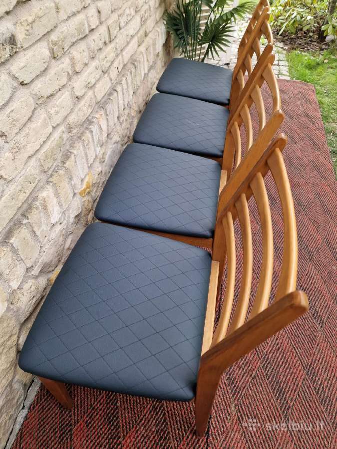 Vintažinės mid century bukmedžio kėdės - nuotraukos Nr. 24