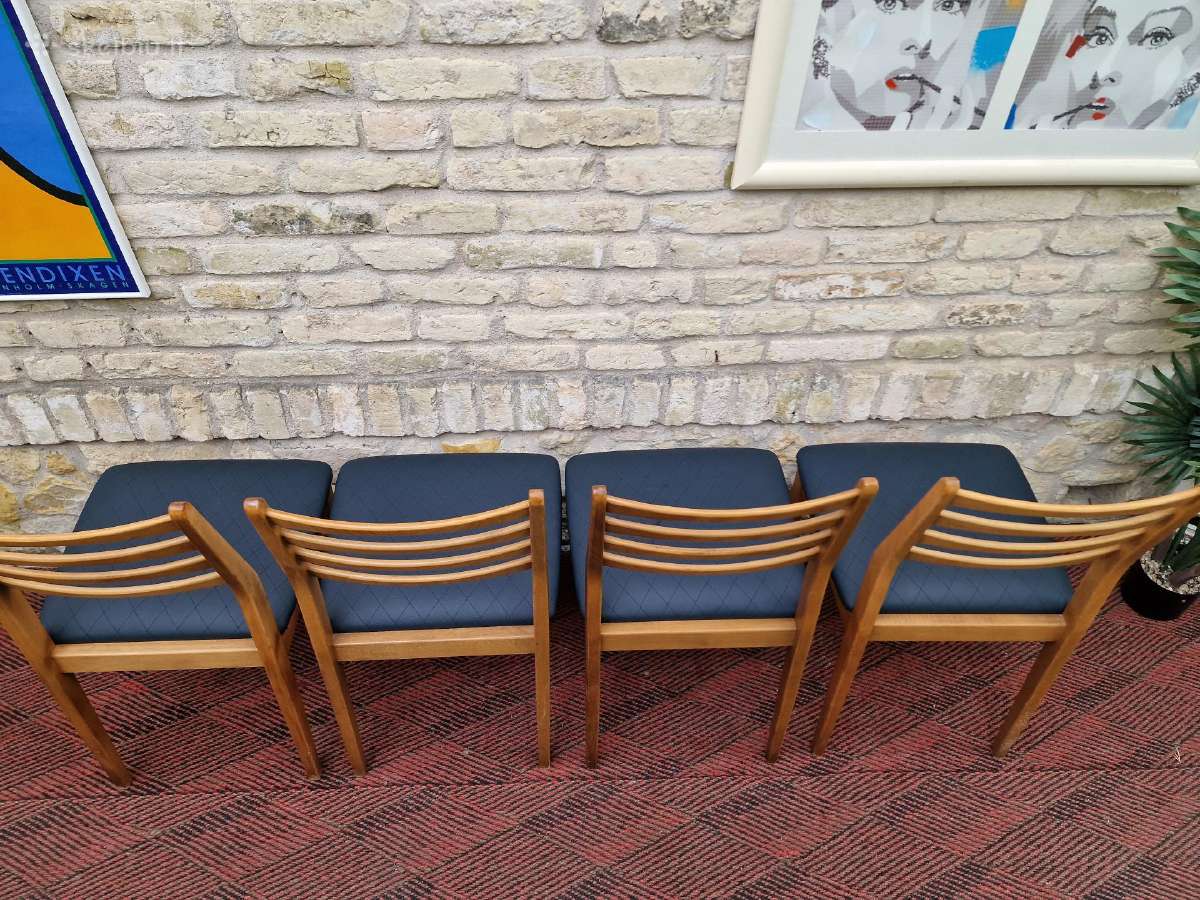 Vintažinės mid century bukmedžio kėdės - nuotraukos Nr. 26