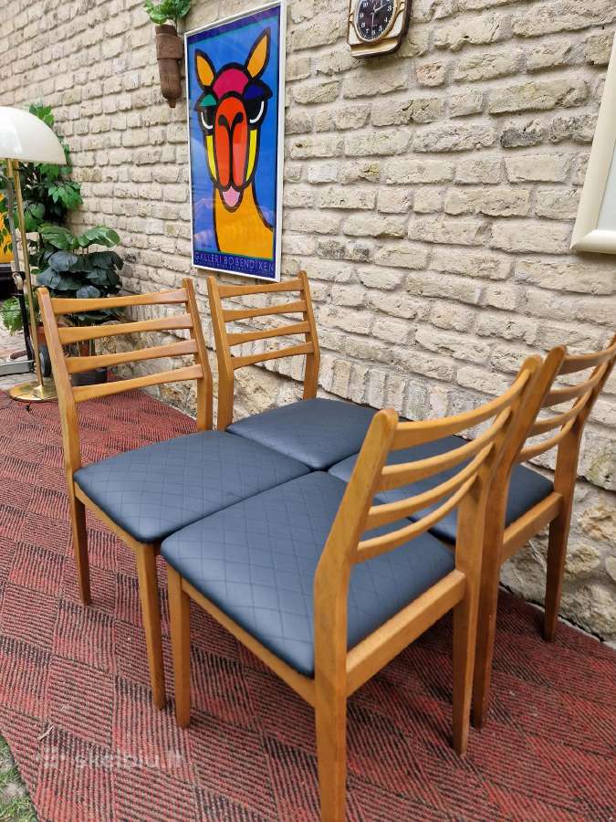 Vintažinės mid century bukmedžio kėdės - nuotraukos Nr. 33