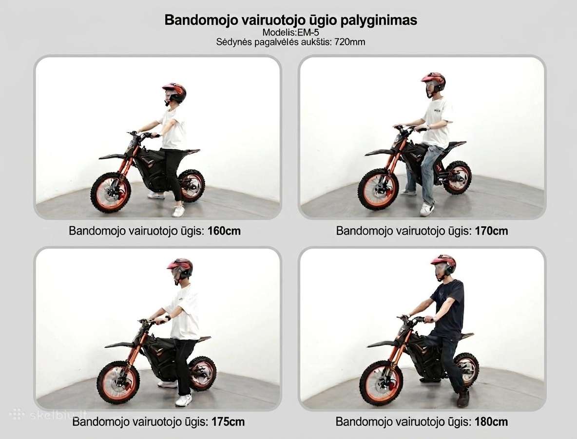 Elektrinis motociklas Valtinsu Em-5 48v 3400w - nuotraukos Nr. 13