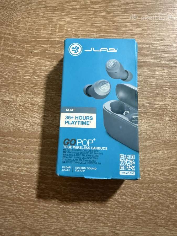 Jlab Go Pop+ belaidės ausinės (naudotos)