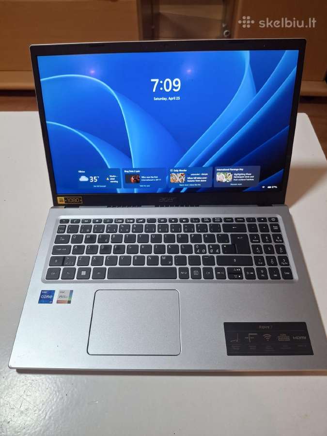 Galingas Acer i7 (11 kartos)/16gb RAM/500gb M2