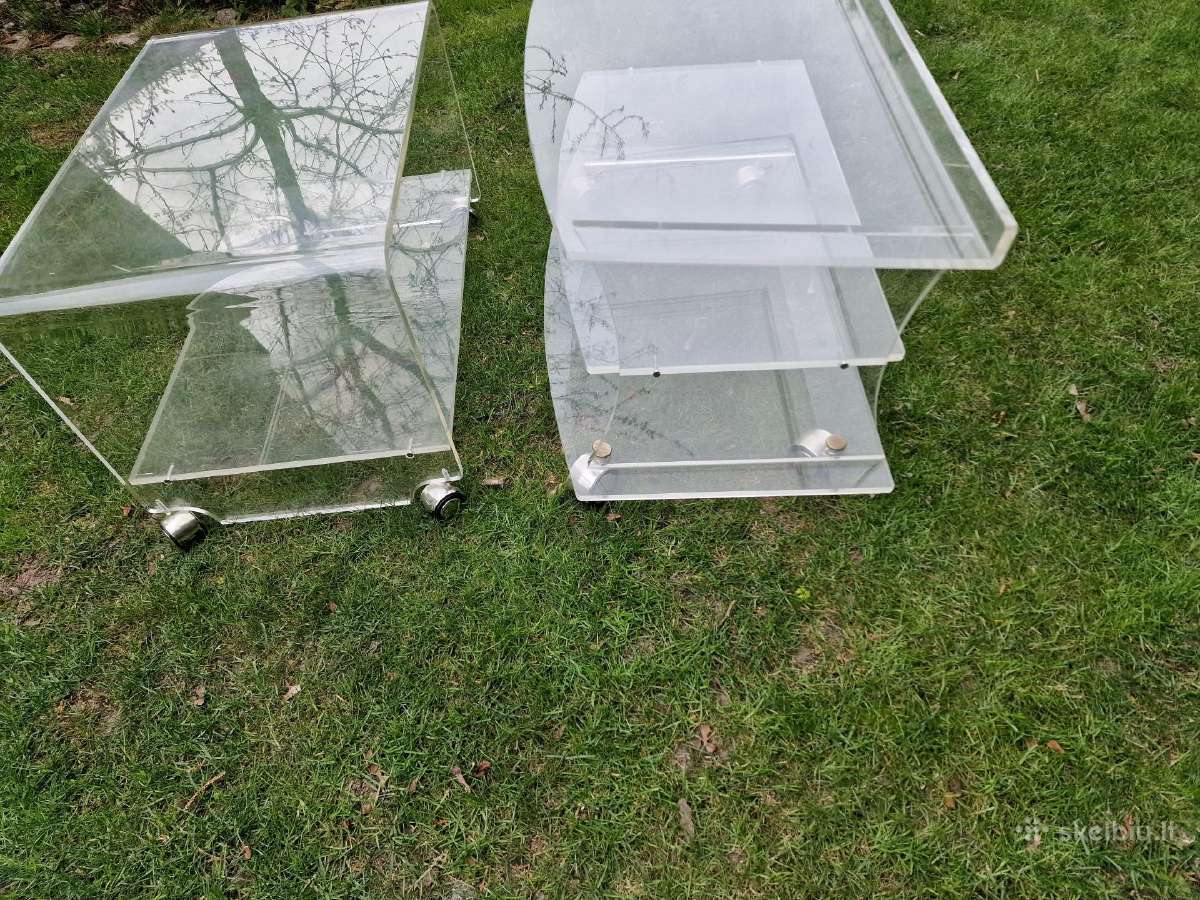 Vintažiniai mid century poliakrilo staliukas - nuotraukos Nr. 3