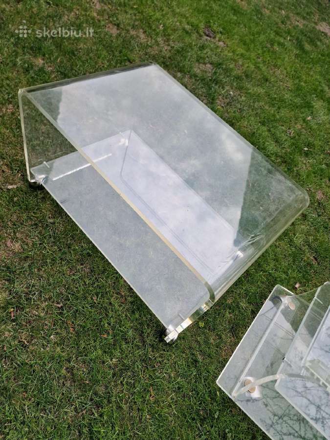Vintažiniai mid century poliakrilo staliukas - nuotraukos Nr. 18
