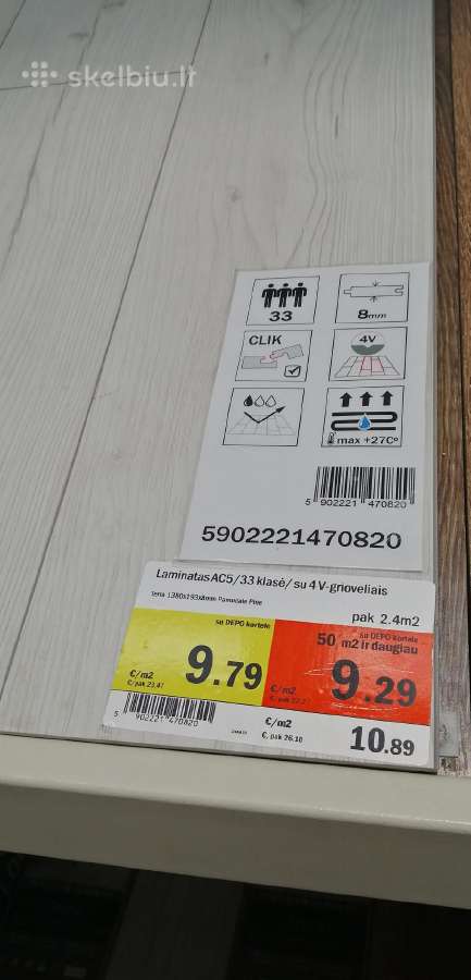 Laminatas 33 aukščiausia atsparumo klasė - nuotraukos Nr. 4