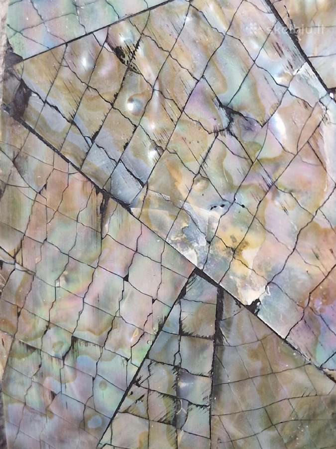 Veidrodis natūralaus perlamutro rėme - nuotraukos Nr. 10