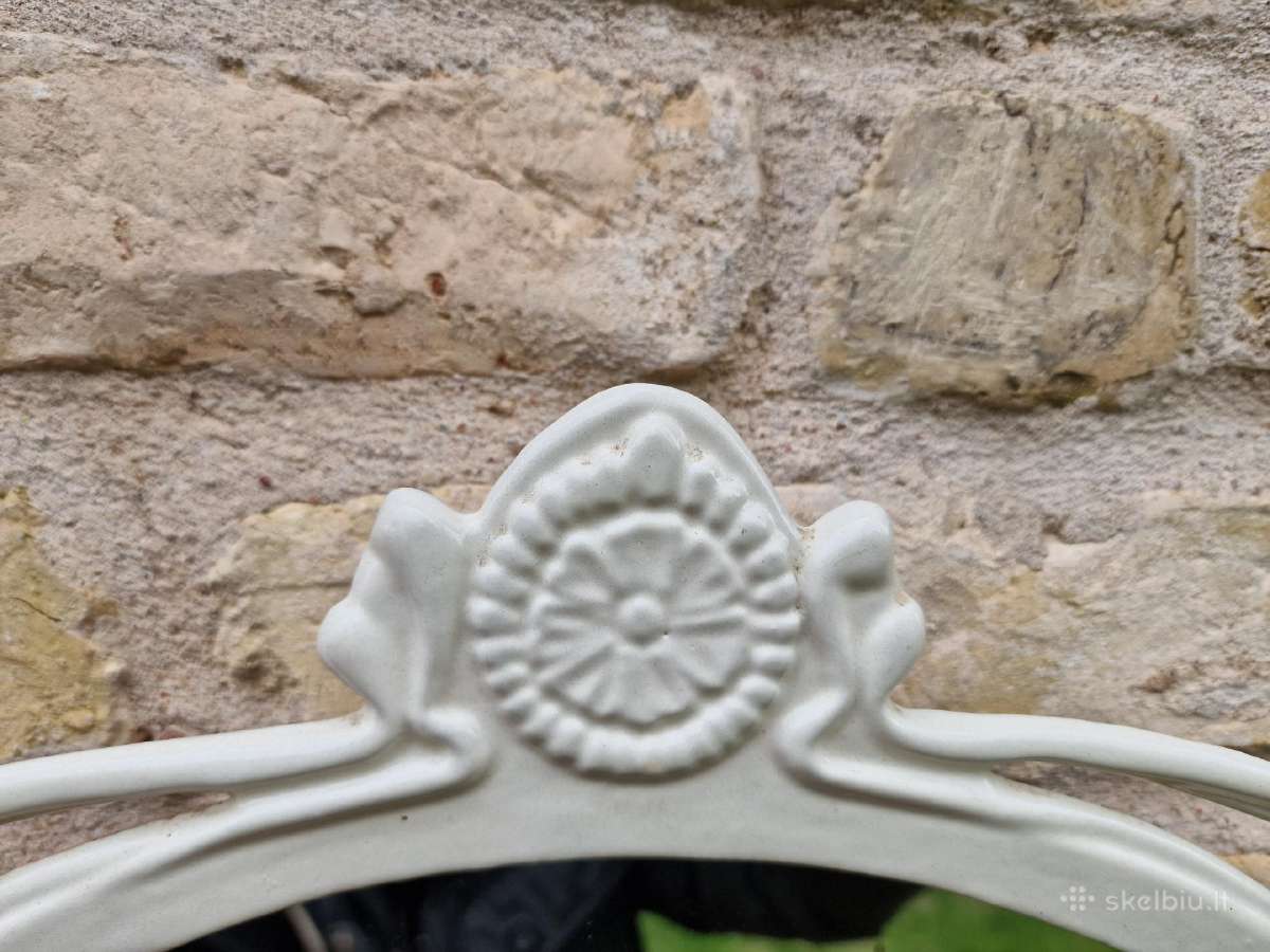 Vintažinis Art Nouveau ketinio rėmo veidrodis - nuotraukos Nr. 10