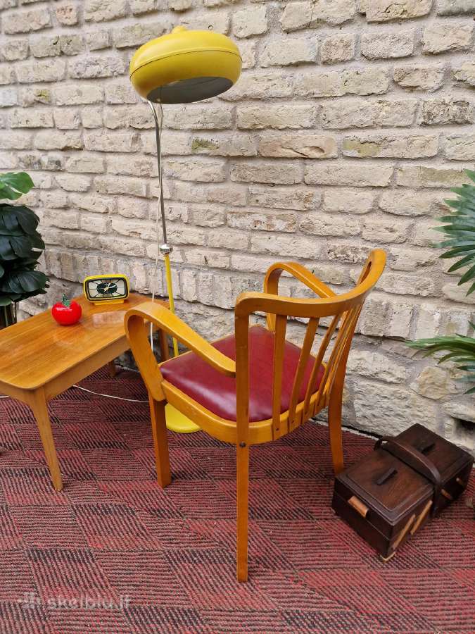 Vintažinė Art Deco st.bukmedžio kėdė - nuotraukos Nr. 17