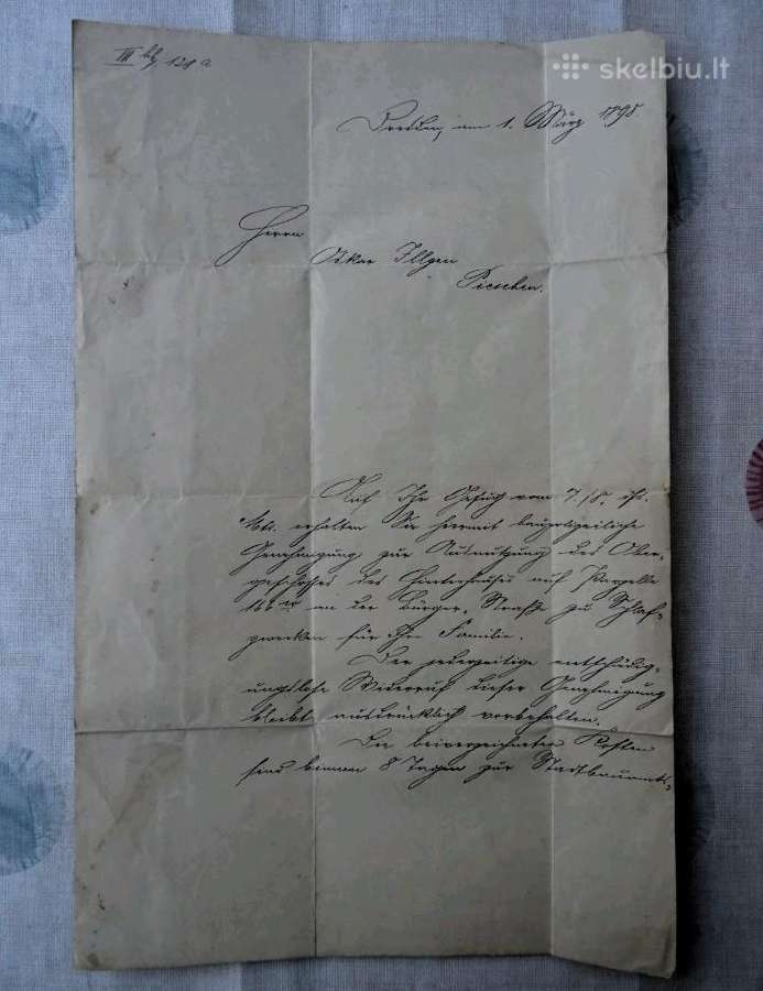 Policijos Archyvų Radinys: Autentiškas 1891 m. lei