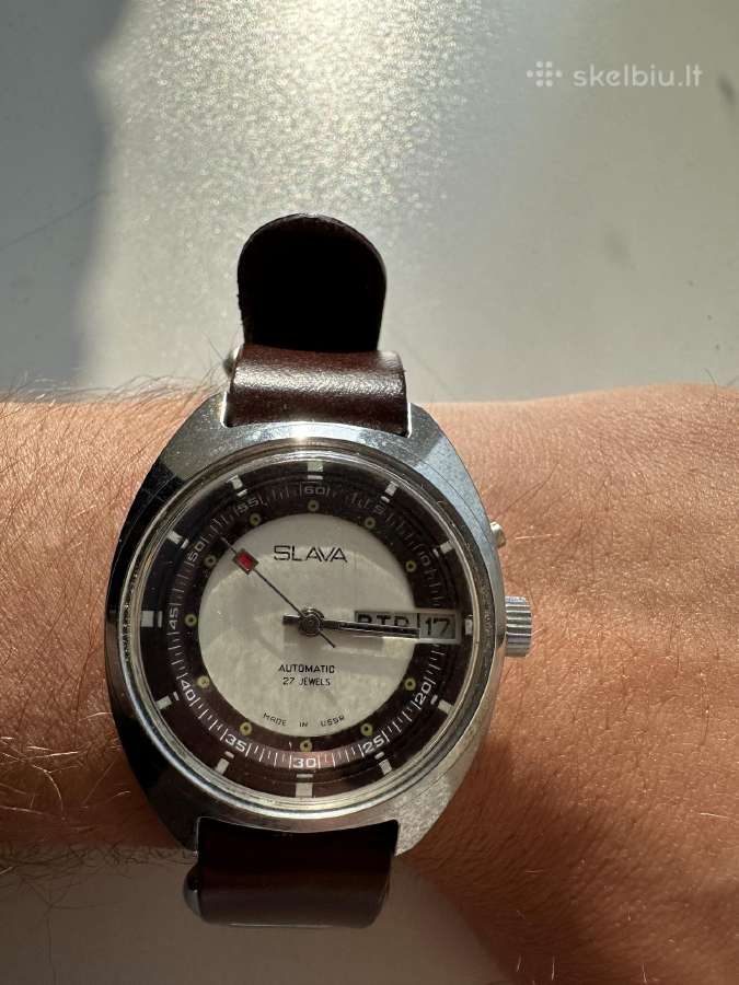 Slava Automatic 27 Jewels – mechaninis laikrodis