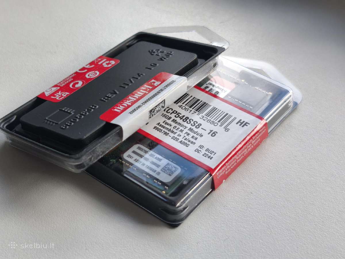 32gb 2x(ddr5 16gb 4800mhz RAM Sodimm Kingston) - nuotraukos Nr. 3