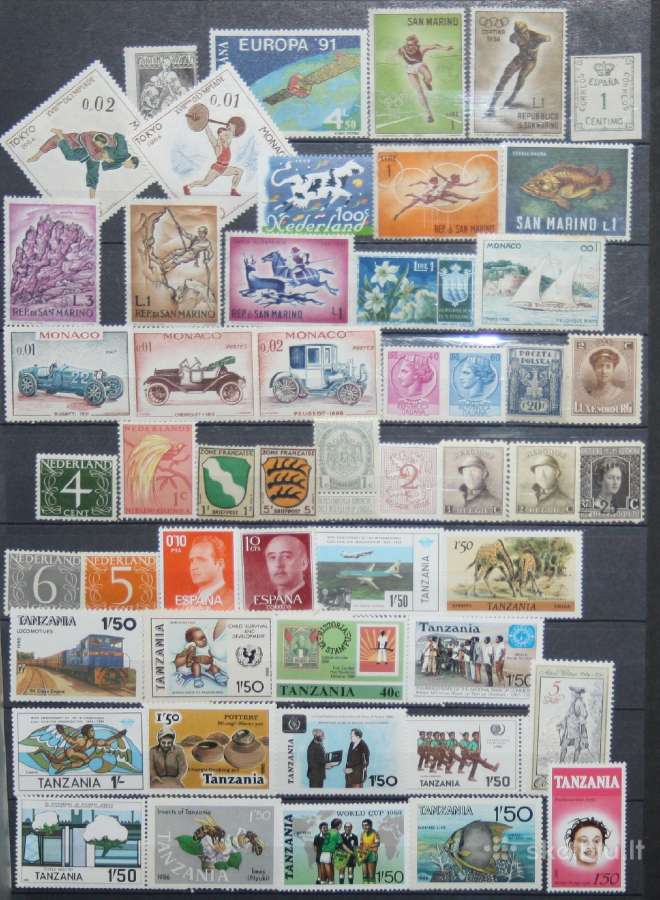 50vnt nestampuotu pasto zenklu
