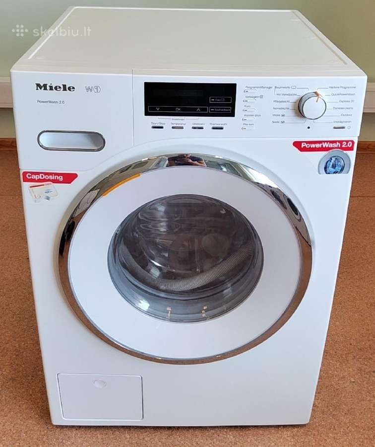 Skalbyklė Miele Wmf121wps, Pwash 2.0, 8kg
