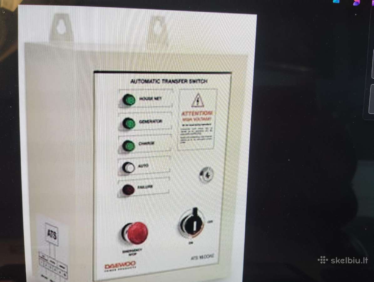 Generatoriaus autom. valdymo bokas Ats15-400gda