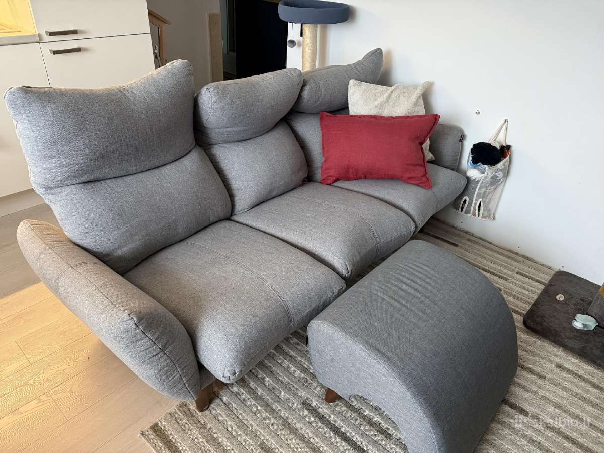 Trivietė sofa Greta ir pufas - nuotraukos Nr. 3