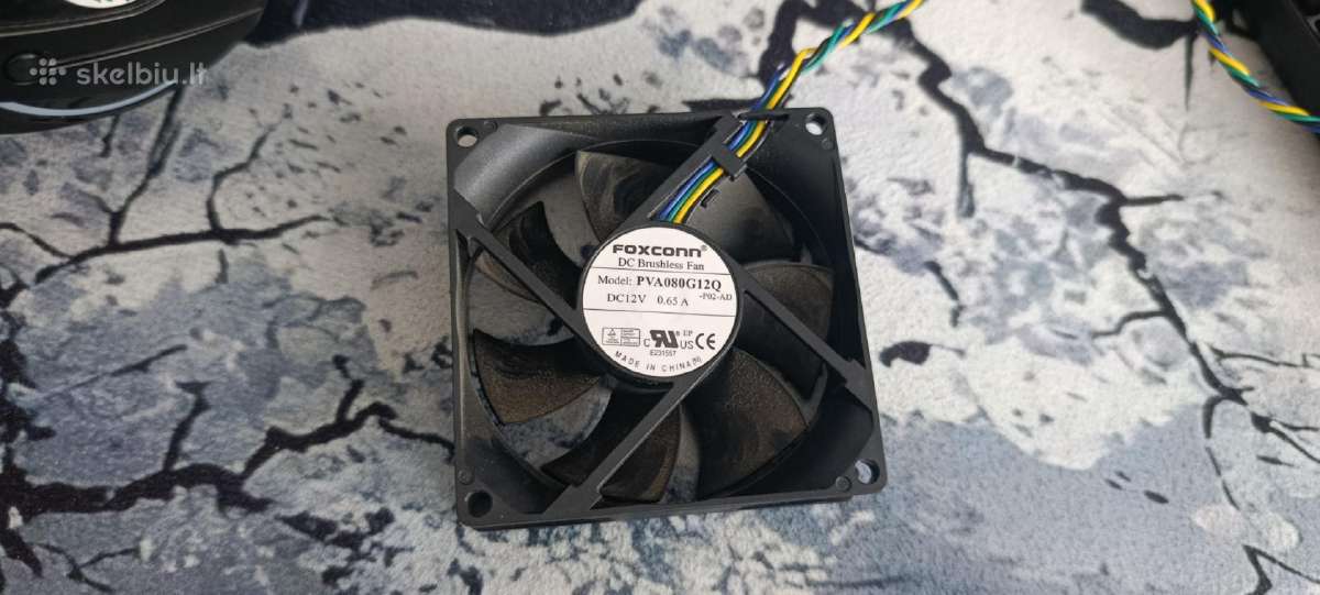 Galingas ventiliatorius Foxconn 80mm (Pva080g12q),