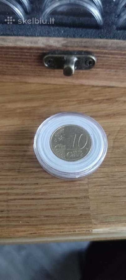 Medinė dėžutė monetų kolekcionavimui - nuotraukos Nr. 2
