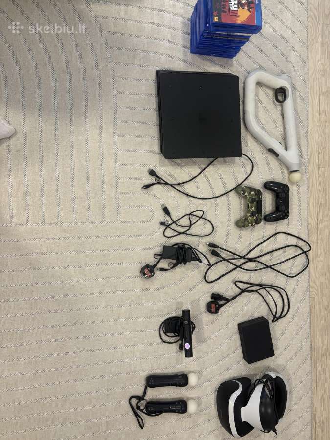 Ps4 Pro (1tb) + Psvr + žaidimai