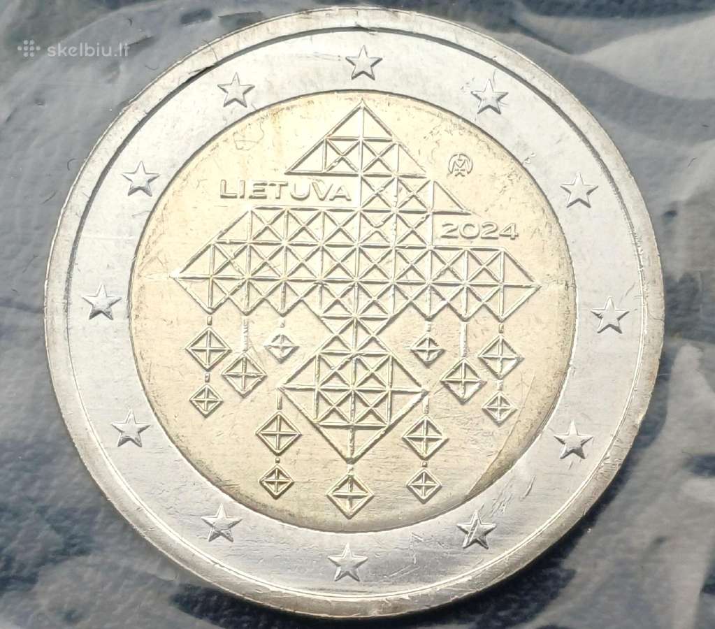 2 eurai 2019, 2024m. Lietuva unc.
