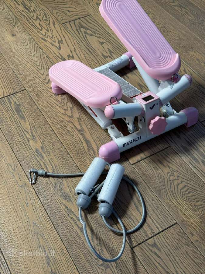 Mini stepper treniruoklis su gumomis