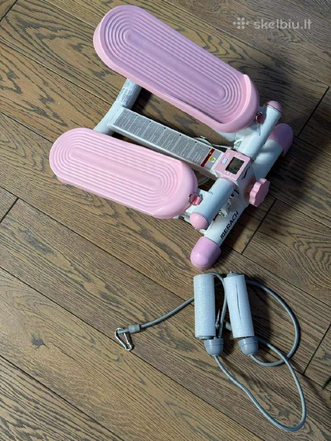 Mini stepper treniruoklis su gumomis - nuotraukos Nr. 2