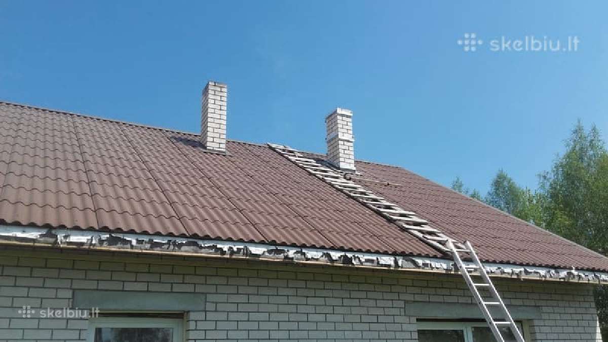 Stogų dengimas remontas kaminu valymas skardinimas - nuotraukos Nr. 7