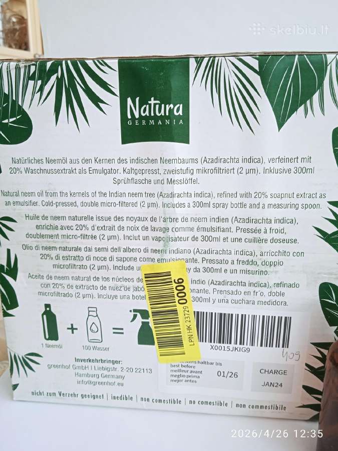 Nimo aliejus,50ml - nuotraukos Nr. 3