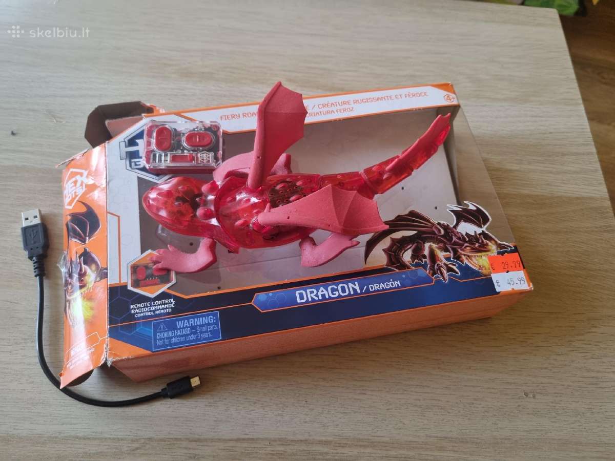 Žaislinis drakonas Hex bots