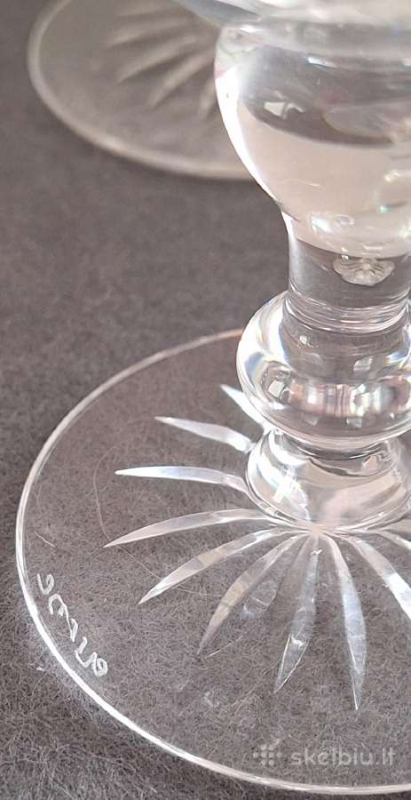 Vintažinės „Stuart Crystal“ šampano taurės - nuotraukos Nr. 6