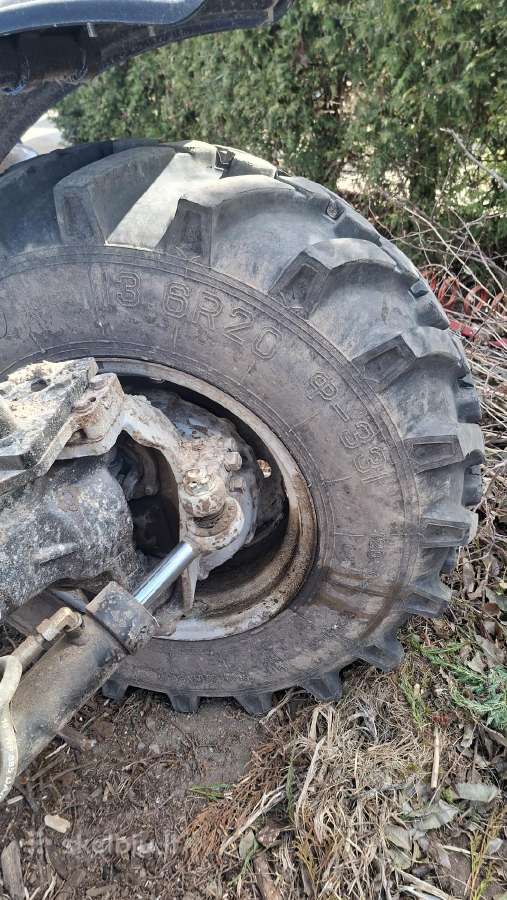 Mtz 82 priekinis tiltas su ratlankiais be padangų - nuotraukos Nr. 6