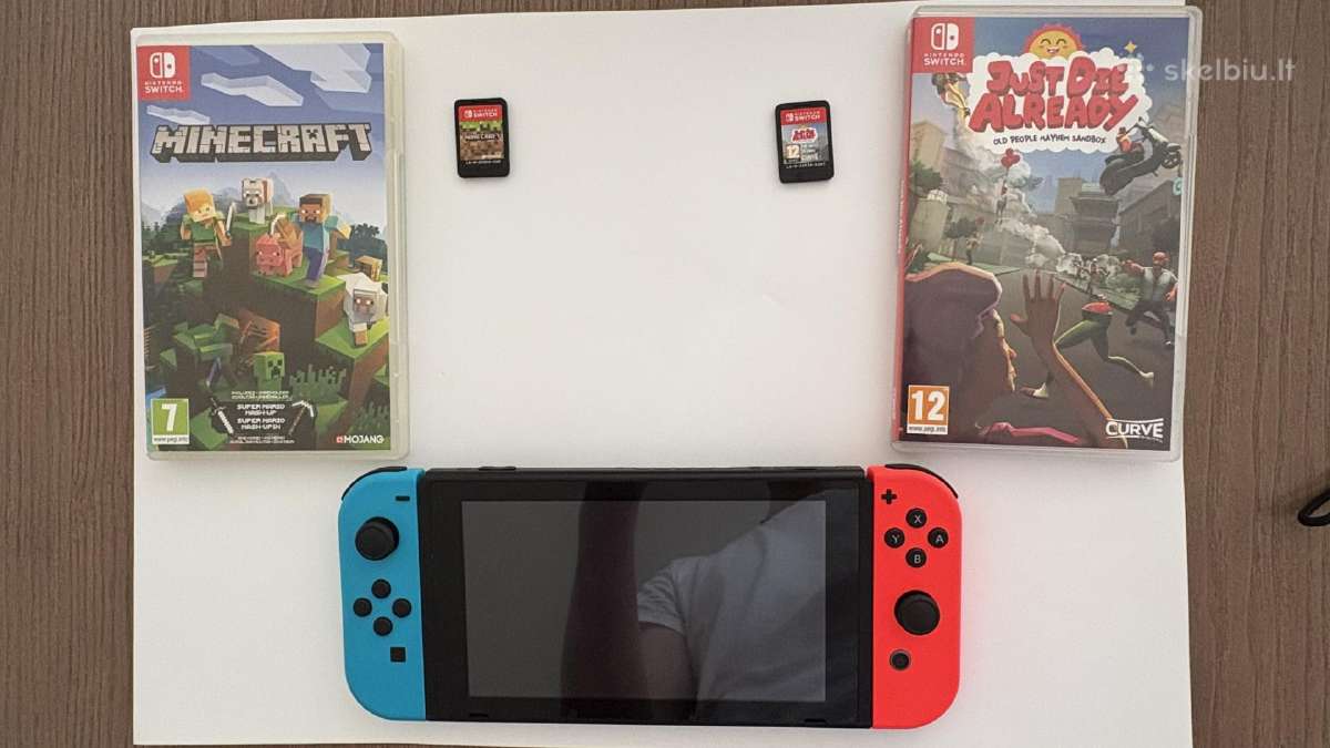 Nintendo Switch, + 2 žaidimai