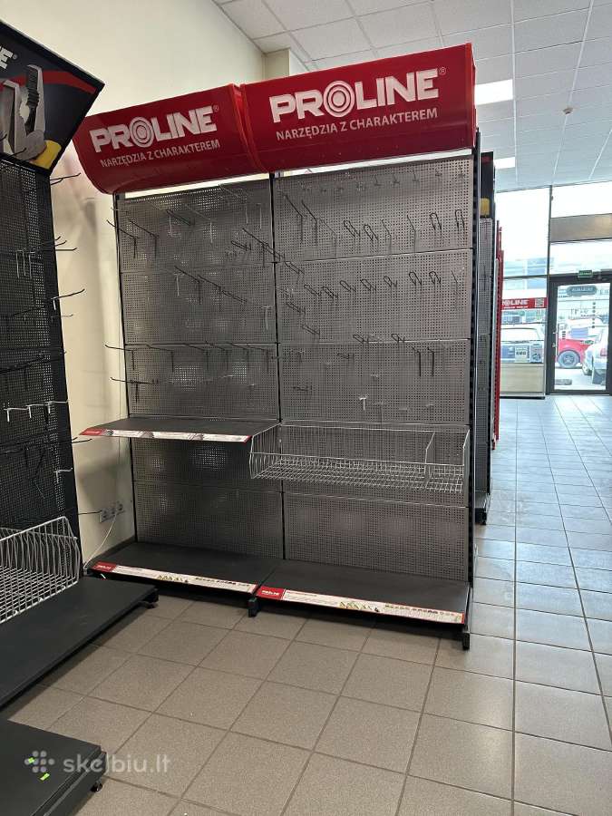 Parduodami prekybiniai stendai